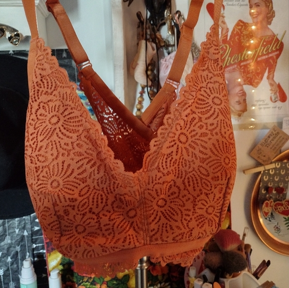 Lace bralette Rust Orange XXL - Picture 5 of 5